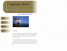 Tablet Screenshot of corporatehotels.com